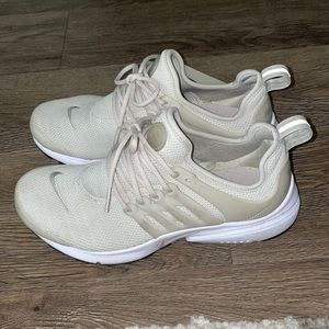 Beige Womens Nike Prestos